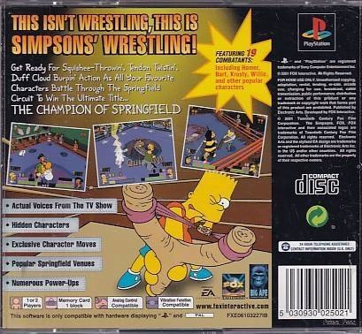 The Simpsons Wrestling - PlayStation 1 (B Grade) (Genbrug)